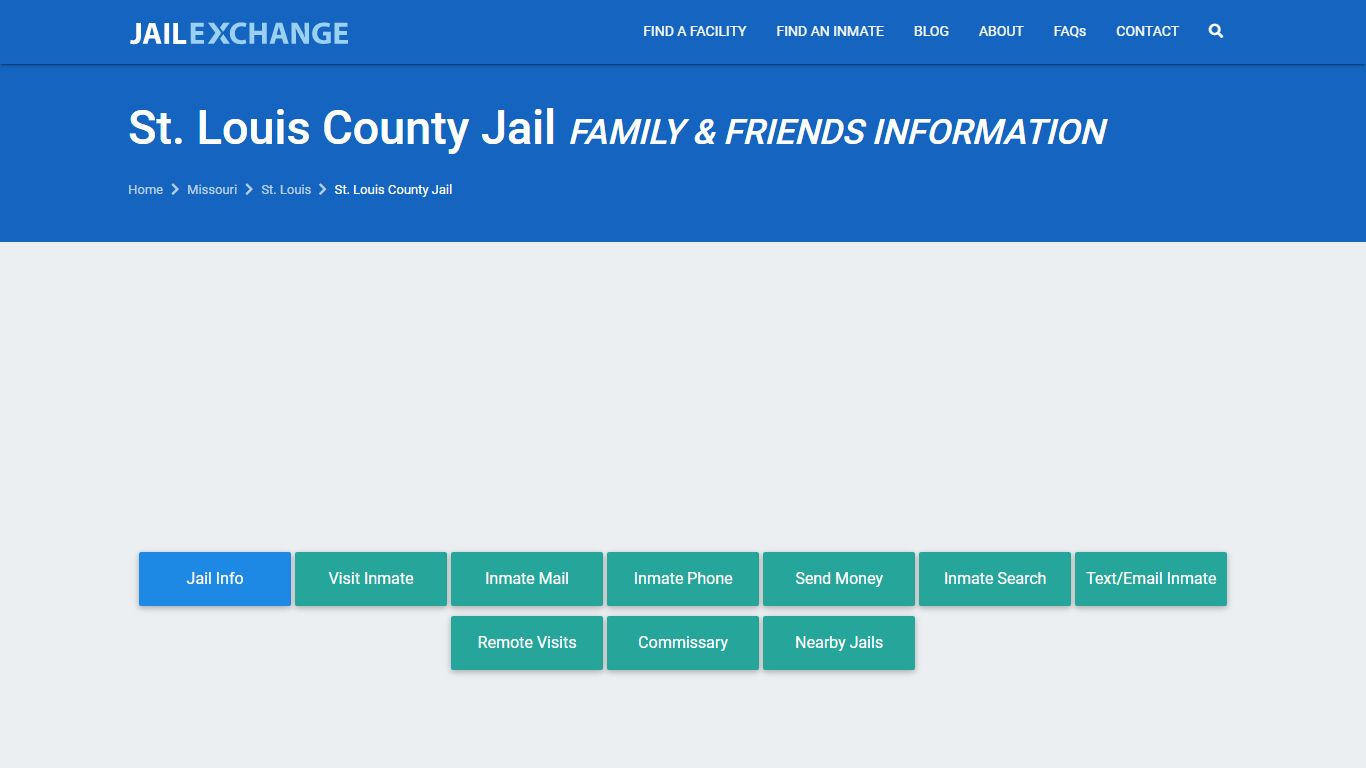 St. Louis County Jail MO | Booking, Visiting, Calls, Phone